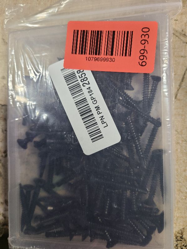 Photo 1 of #10 x 1-1/2" (100 Pack) Flat Head Phillips Drive Sheet Metal Screws, Black Oxide 410 Stainless Steel Self Drilling Screws,Countersun Head Fast Self-Tapping Screws for Metal, Plastic, Wood