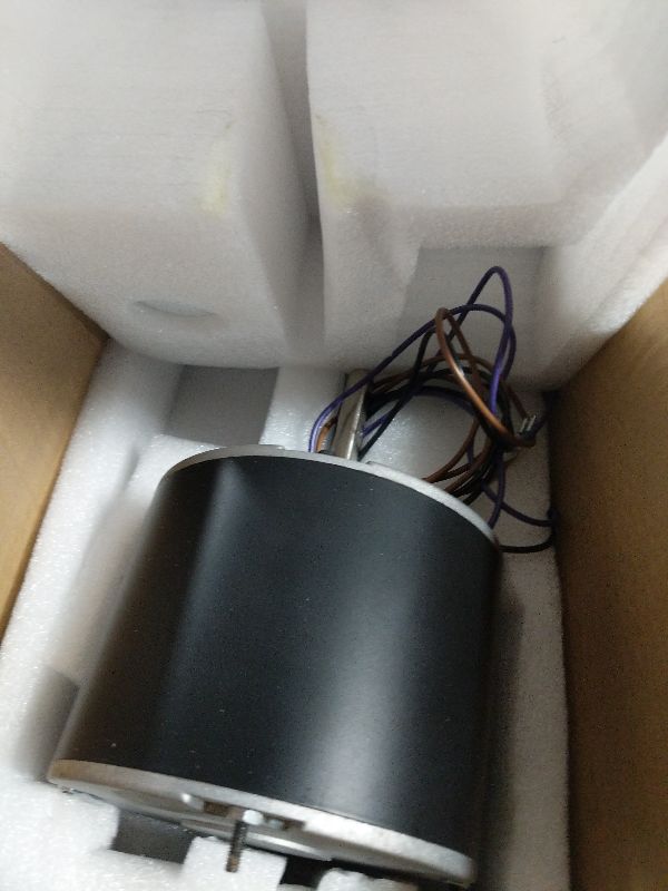 Photo 1 of 0131M00061SP, 1/4 Hp Condenser Fan Motor Replaces Goodman Condenser Fan Motor, Zongshan Broad-Ocean YDK-180S84062-01-830 RPM, 1-Speed, Replaces Amana Janitrol P/N: 0131M00014PS
