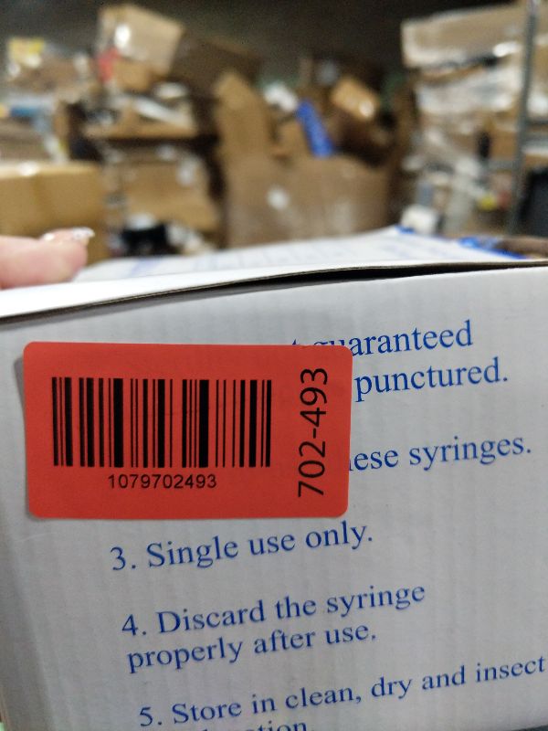 Photo 1 of 1ml/cc Syringe 29G 5/16 Inch, Lab Dispensing Syringes, Individual Wrapped, Pack of 100