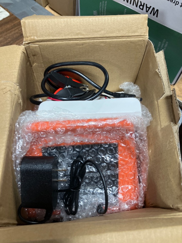 Photo 1 of 24 Hour Solar Electric Fence Charger,3-in-1 Electric Fence Charger,20 Miles,Solar/BatteryAC Powered Waterproof Design for Livestock Wildlife Control & Property Protection