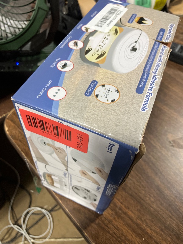 Photo 1 of 2 Pack Flea Traps for Inside Your Home, Indoor Flea Light, Bed Bug Killer with 8 Sticky Pads & 4 Light Bulb, Odor-Free Electric Flea Trap for Insects, Bugs, Moths, Gnats