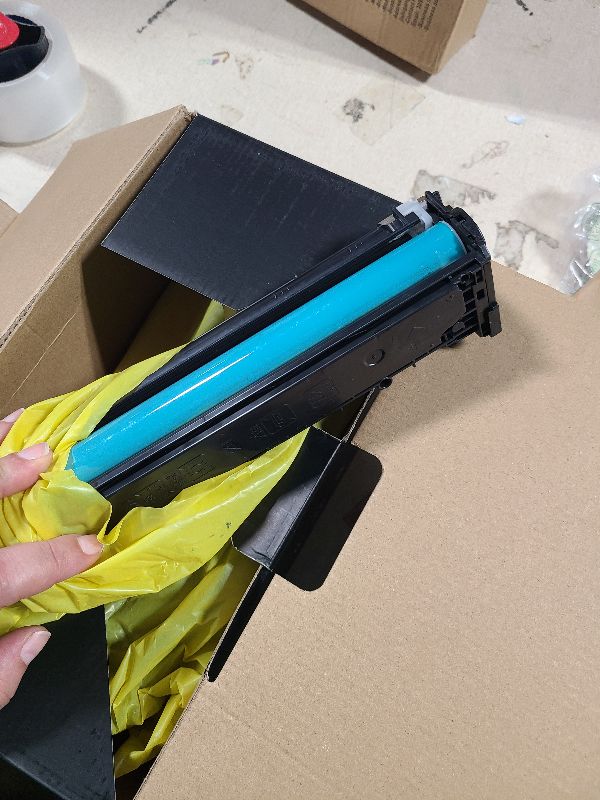 Photo 1 of 125A Toner Cartridge High Yield Compatible for HP 125A Color LaserJet CM1312 MFP CM1312nfi CP1515n CP1518ni CP1215 CP1515n Printer (4 Pack, Black, Cyan, Yellow, Magenta)