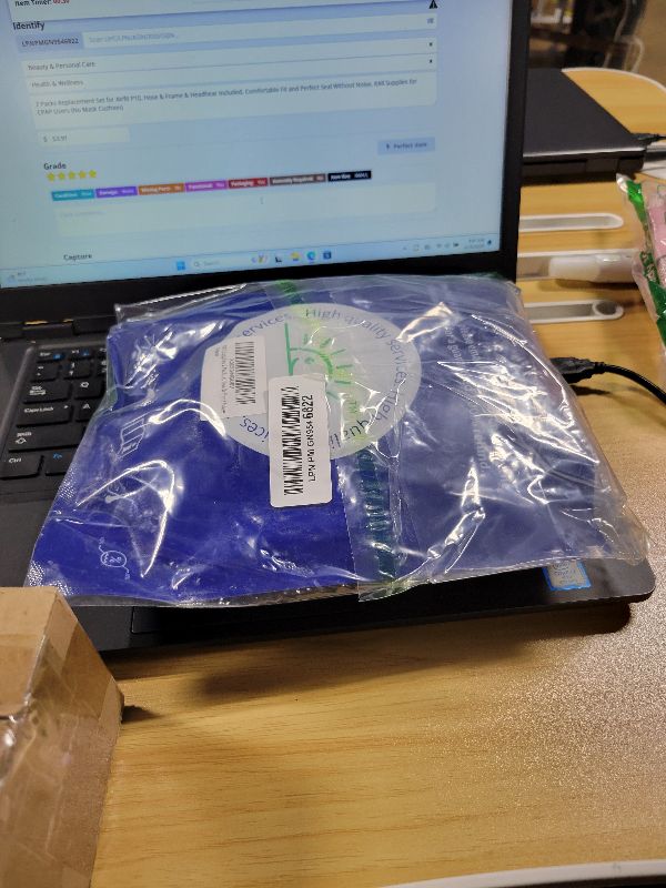 Photo 1 of 2 Packs Replacement Set for Airfit P10, Hose & Frame & Headhear Included, Comfortable Fit and Perfect Seal Without Noise, ItAll Supplies for CPAP Users (No Mask Cushion)