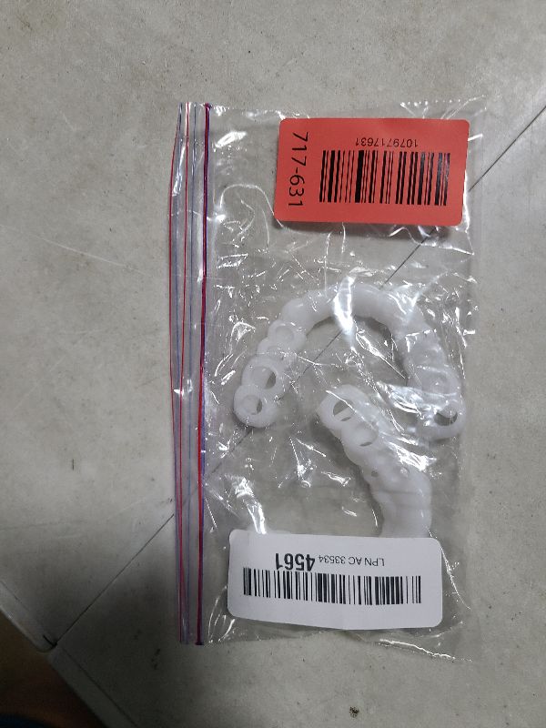 Photo 1 of 2 PCS, Temporarily Adjustable, Comfortable & Secure, Top & Bottom Included.(White) (6)
