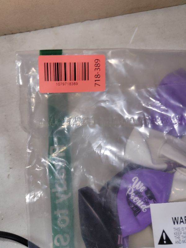 Photo 1 of 2026 Purple & Black Graduation Decorations Set - 63Pcs Graduation Grad Latex Balloons with Ribbons, Congrats Grad Caps for College & High School Party Supplies