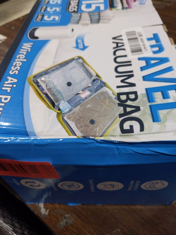 Photo 1 of 15 Packs Vacuum Bags for Travel with Rechargeable Pump, 3 Sizes Vacuum Seal Bags for Clothing, Compression Vacuum Travel Bags for Luggage, Vacuum Packing Bags for Closet Organization