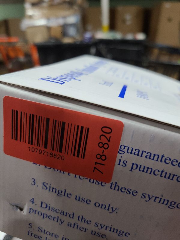 Photo 1 of 1ml/cc 31G 1/4" 6mm Syringe, Disposable Individual Package, Pack of 100