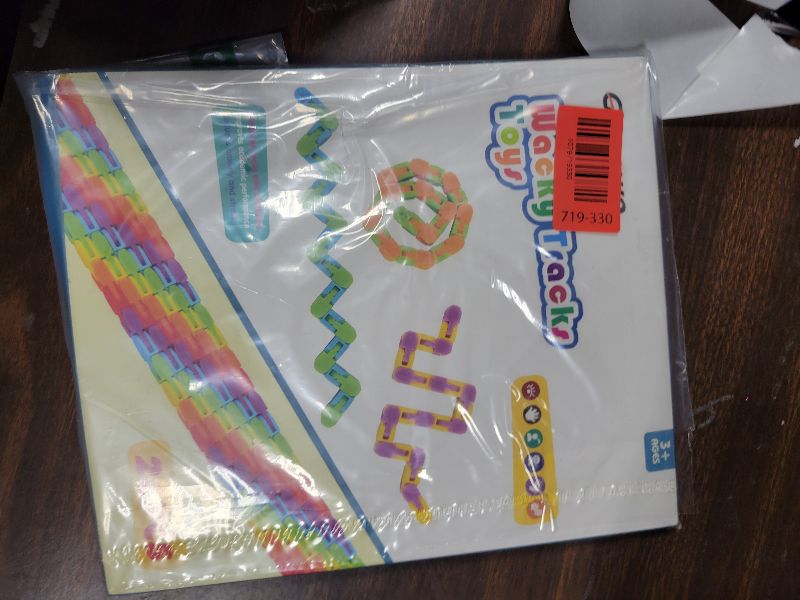 Photo 1 of 24 Pack Wacky Track Fidget Toys – Rainbow Snap and Click Twisty Toys for Kids, Birthday Party Favors, Goodie Bag Stuffers, Classroom Prizes