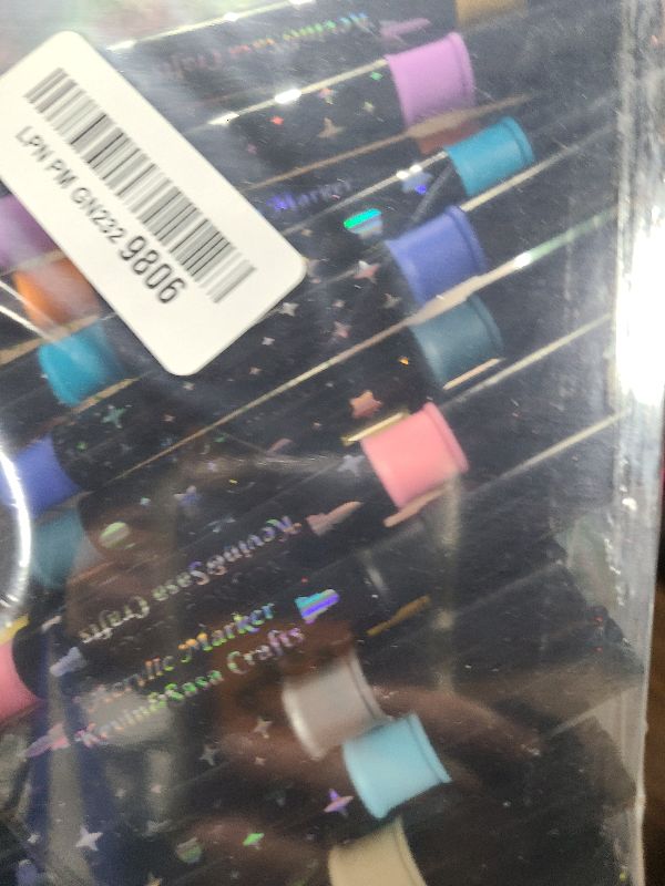 Photo 1 of 24 Colors Dual Tip Acrylic Paint Marker Pens Set, Multifunctional Acrylic Tips with Laser Pen Body, Professional Acrylic Paint Pens for Wood, Canvas, Rock Painting, Glass, DIY Crafts Art Supplies