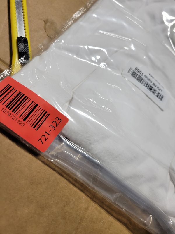 View 2 of 100% Cotton White Basic T Shirts for Women, Crew Neck Short Sleeve Shirts, Loose Fit Plain Workout Tshirts, Tops, Undershirts