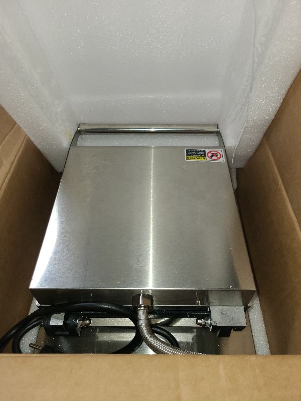 Photo 1 of 110V Commercial Square Waffle Maker ?4pcs Nonstick Electric Waffle Maker 1800W Electric Stainless Steel Belgian Waffle Machine with Temperature&Time Control for Snack Bar Home Bakeries