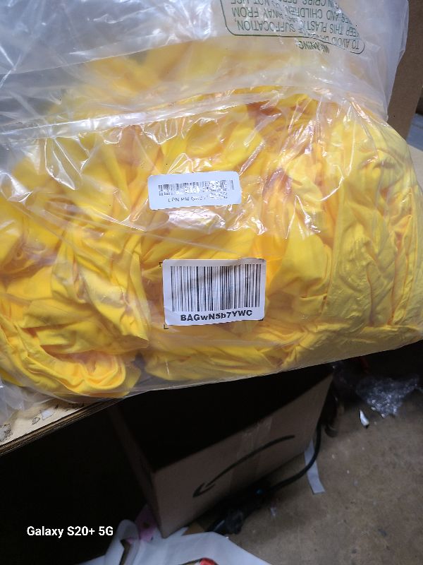 Photo 1 of 2 Pack Yellow Spandex Table Clothes for 8 Foot Rectangle Tables, Wrinkle Free Lemon Fitted Tablecover 8ft Stretchy Tablecloths with Skirt for Parties Weddings Birthday Banquet Baby Shower