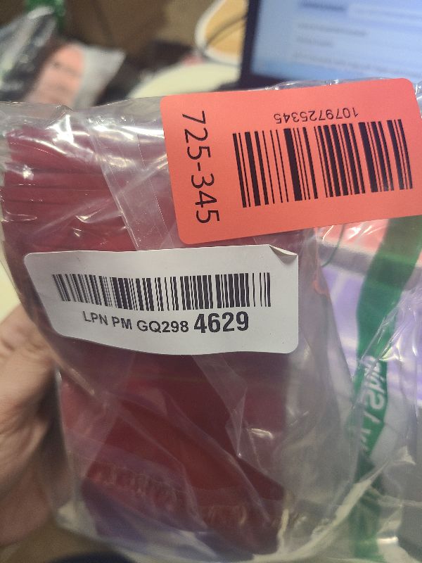 Photo 1 of 100 PCS Resealable Mylar Bags with Zipper and Frosted Clear Window Smell Proof Packaging Bags Foil Pouch Zipper Bag for Food Self Sealing Storage Supplies (Red, 2.75×3.93)