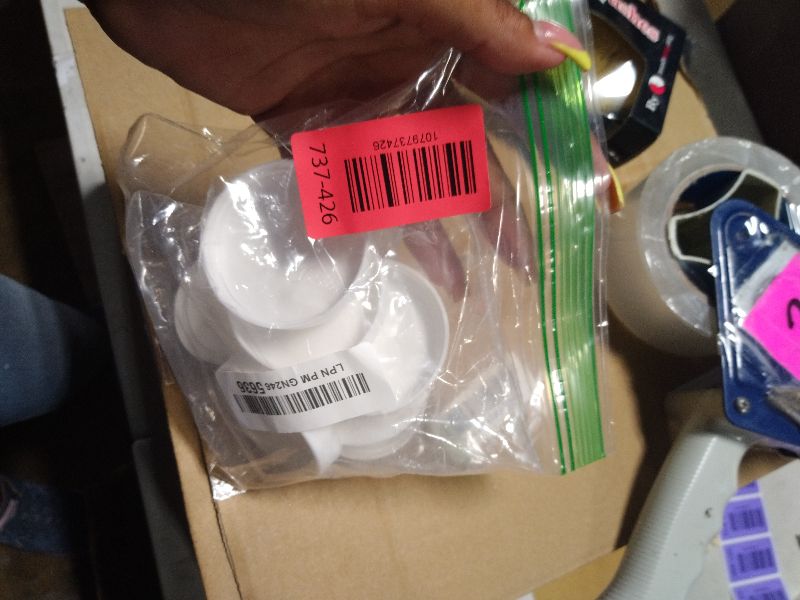 Photo 1 of (6-Pack) Calvana 53mm Reusable Water Jug Caps, Lids for 3 and 5 Gallon Water Jug, Water Bottle Cover Screw Top, Compatible with American Maid Plastic Water Bottles and Jugs Ranging, PP Material, White