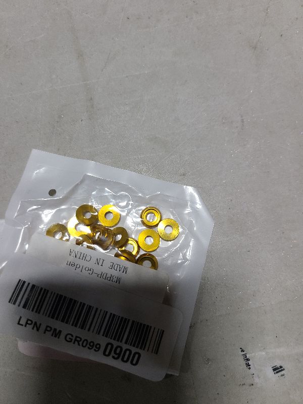 Photo 1 of [60PCS] M3 Counterbore Washers Color Golden, Anodized Aluminum Alloy, Head Washers Gaskets Cup Shim for Screw RC/FPV/PC/Drone/Toys/Mechanical Accessories Parts