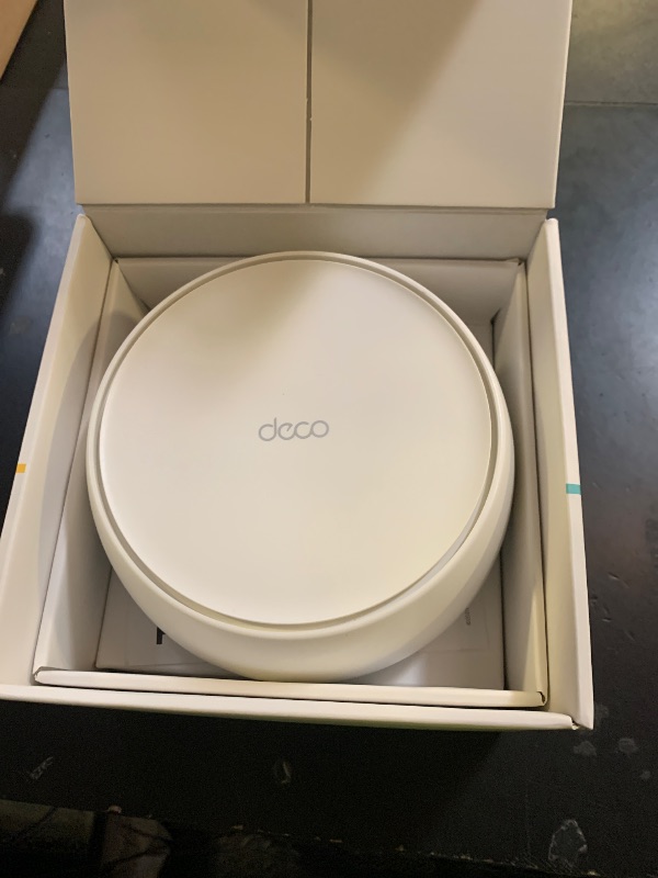 Photo 1 of TP-Link Deco 7 BE25 Dual-Band BE5000 WiFi 7 Mesh Wi-Fi Router | 4-Stream, 240 Mhz Channels | Covers up to 2,600 Sq.Ft | 2X 2.5G Ports Wired Backhaul | VPN, MLO, HomeShield, Free Expert Help, 1-Pack