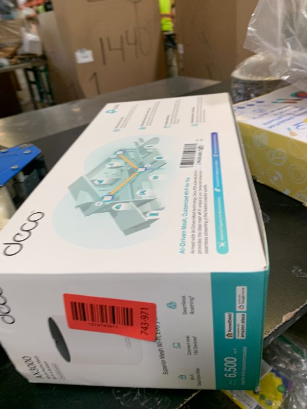 Photo 1 of TP-Link Deco X55 AX3000 WiFi 6 Mesh System - Covers up to 6500 Sq.Ft, Replaces Wireless Router and Extender, 3 Gigabit Ports per Unit, Supports Ethernet Backhaul, Deco X55(3-Pack)