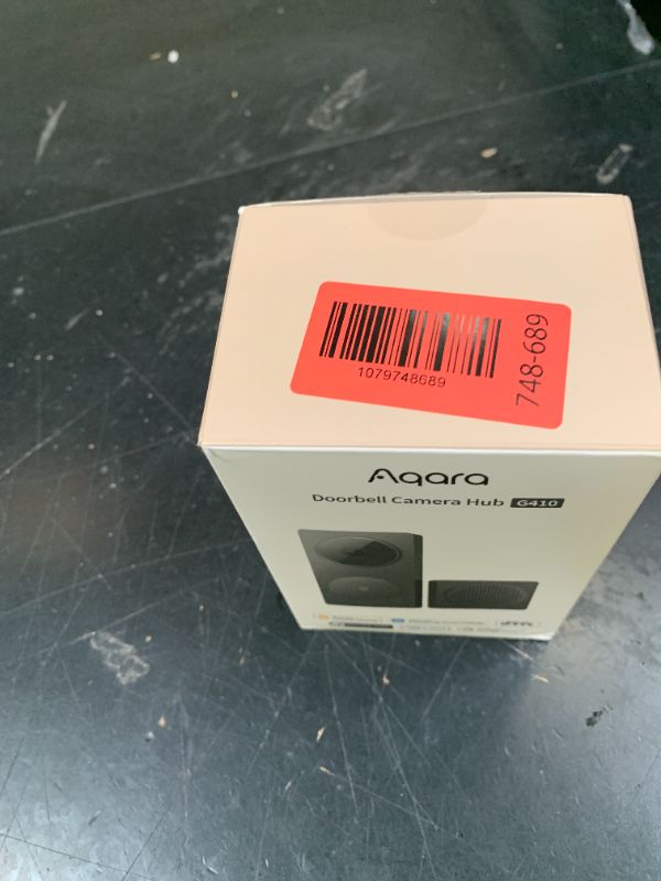 Photo 1 of Aqara Smart Doorbell Camera G410 with Chime, HomeKit Secure Video, Black