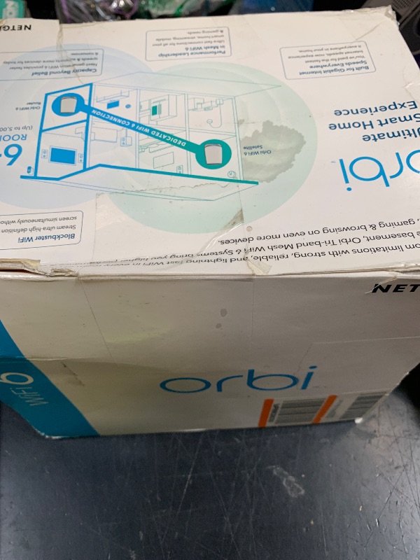 Photo 1 of NETGEAR Orbi AX6000 WiFi 6 Mesh System (RBK852)