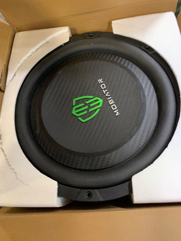 View 3 of mobiator 12'' Shallow Mount Car Subwoofer Dual 2 Ohm
