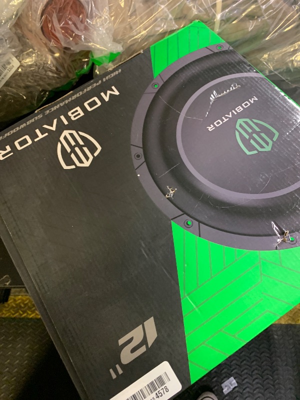 View 2 of mobiator 12'' Shallow Mount Car Subwoofer Dual 2 Ohm