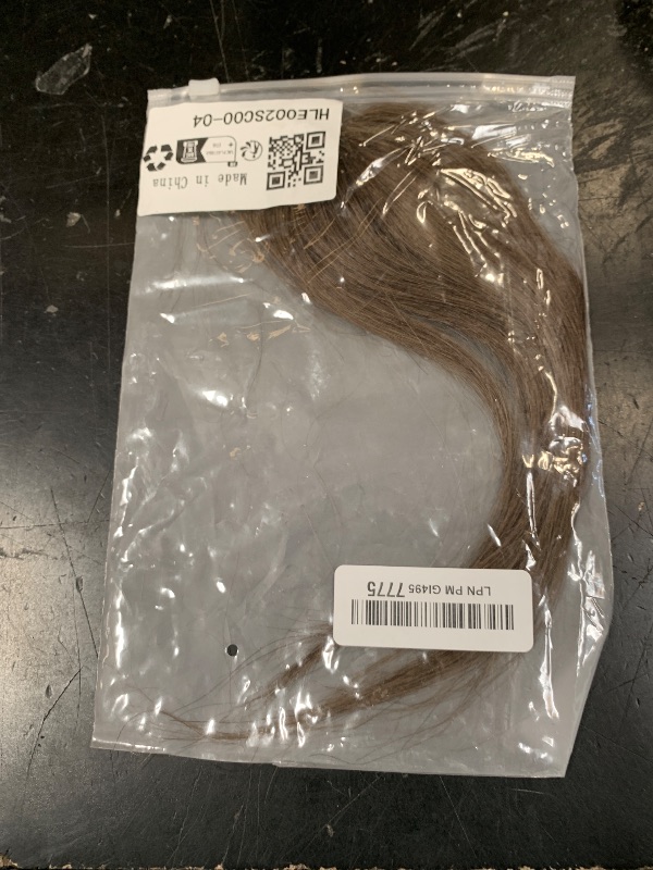 Photo 1 of Prokyvity Clip in Bangs, 10 Inch Human Hair Side Bangs #04 Medium Brown