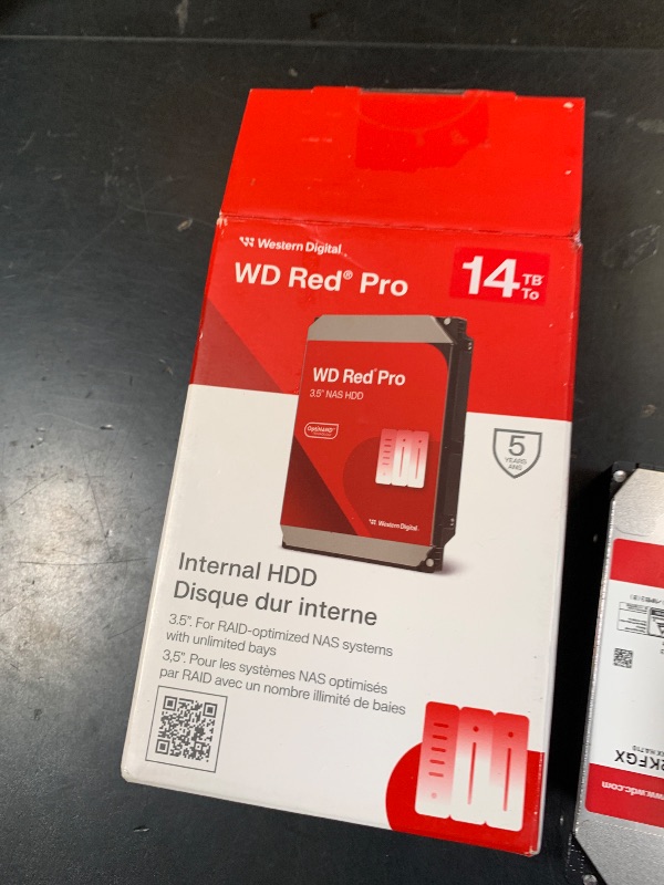 Photo 1 of Western Digital 14TB WD Red Pro NAS Internal Hard Drive