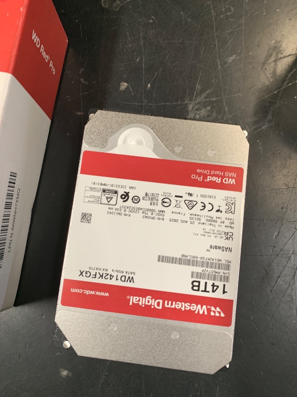 Photo 1 of Western Digital 14TB WD Red Pro NAS Internal Hard Drive