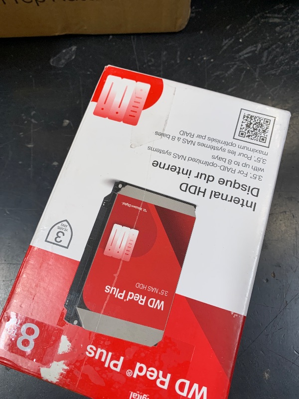 Photo 1 of Western Digital 8TB WD Red Plus NAS Internal Hard Drive