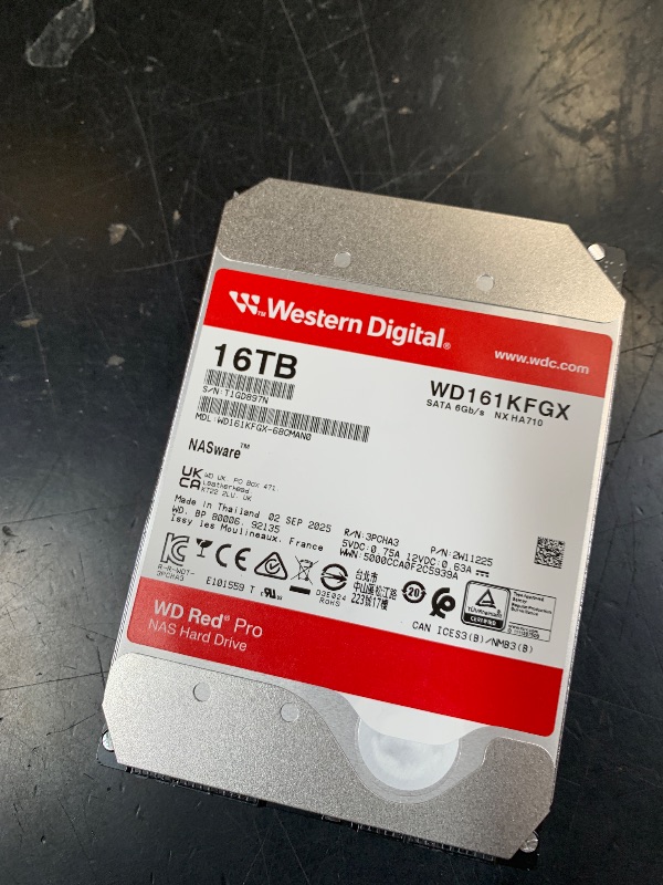 Photo 1 of Western Digital 16TB WD Red Pro NAS Internal Hard Drive