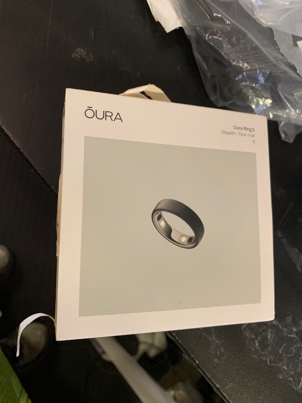 Photo 1 of Oura Ring 5 Smart Ring - Stealth - Size 8