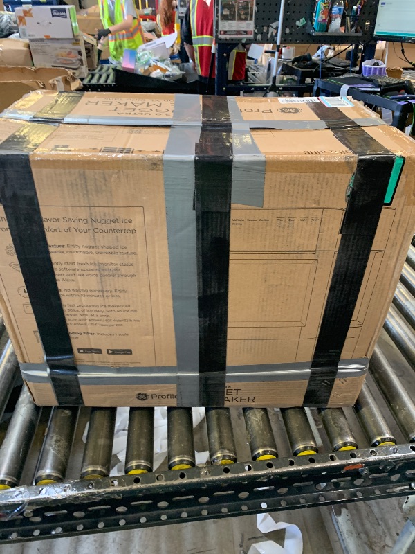 Photo 1 of GE Profile Opal Ultra, Countertop Nugget Ice Maker, 1 Gal XL Side Tank, *Amazon Exclusive*, 38 lbs/Day, Pebble Pellet Crushed Ice Machine, WiFi Black Stainless Steel