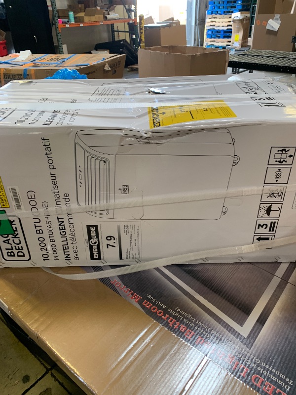 Photo 1 of BLACK+DECKER Smart Portable Air Conditioner, 14,000 BTU, BPACT14WT, White