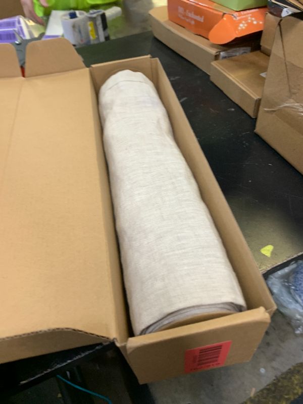 Photo 1 of KINGSTONE 100% French Linen Table Runner 120", 210GSM Heavyweight