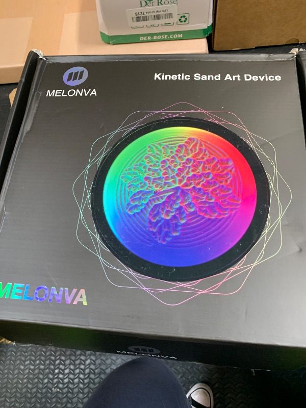 Photo 1 of Melonva Moving Sand Art - App-Controlled Kinetic Device Zen Garden (Bamboo, 10")