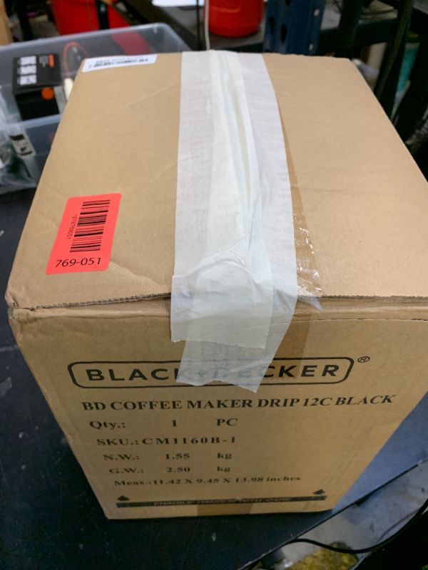 Photo 1 of BLACK+DECKER 12-Cup Drip Coffee Maker