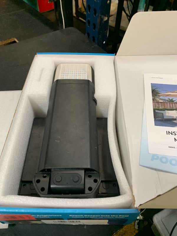 Photo 1 of POOLJOYO Solar Pool Lights for Metal Frame Pools