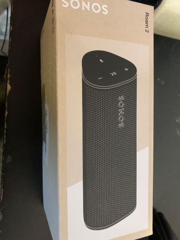 Photo 1 of Sonos Roam 2 - Black - Portable Waterproof Bluetooth Speaker