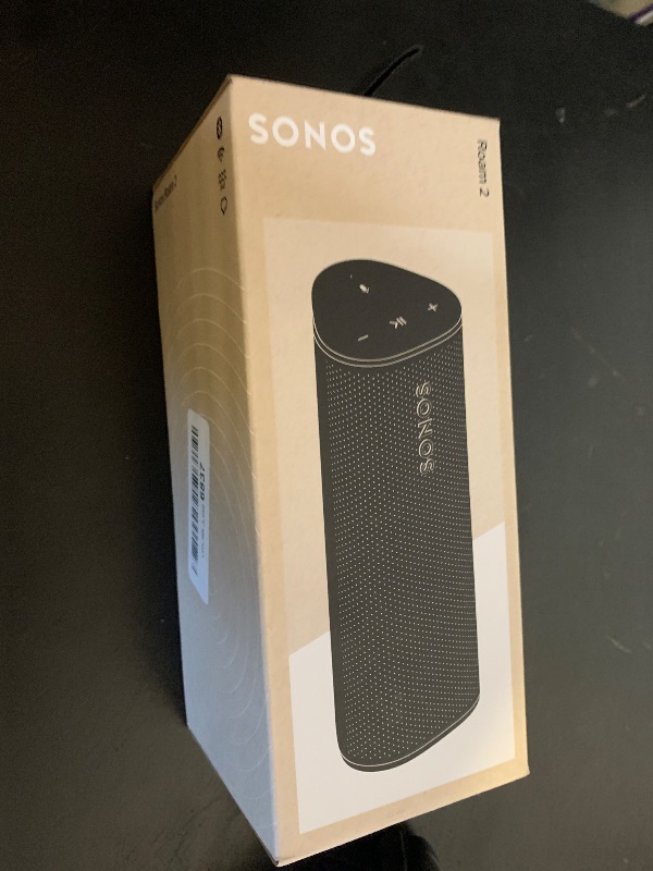 Photo 1 of Sonos Roam 2 - Black - Portable Waterproof Bluetooth Speaker