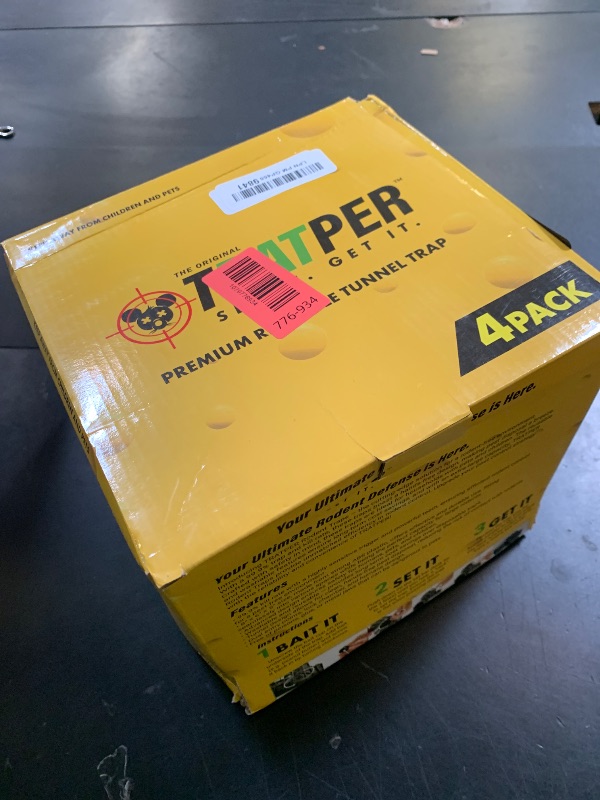 Photo 1 of TRATPER Rat and Chipmunk Traps. Prevents Accidental Triggering with Dual Tunneled Design. Covered Snap Traps for Humane Kill, Reusable, Pest Control for Rats, Indoor & Outdoor Use. 4 Pack