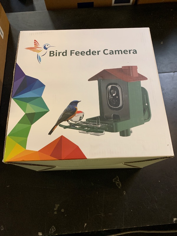 Photo 1 of PEEIPM Smart Bird Feeder with Camera, 2K HD Live Video