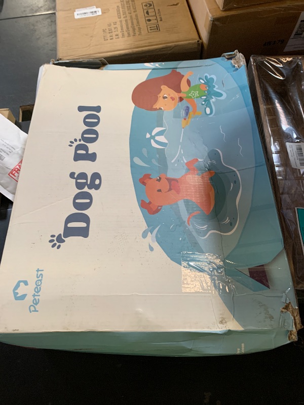 Photo 1 of Peteast 64" Foldable Hard Plastic Dog Pool