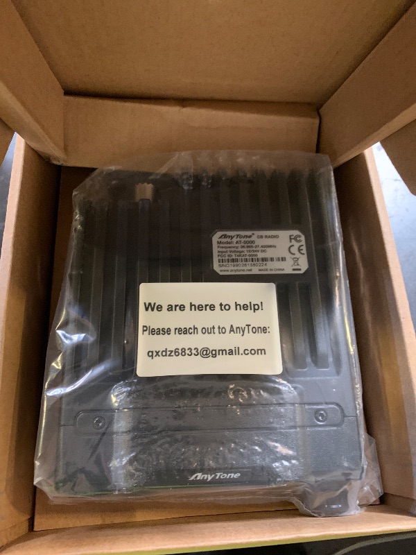 Photo 1 of AnyTone AT-5000 CB Radio with SSB, 40 Channels Mobile Transceiver, USB/LSB, NOAA Weather, NRC Noise Reduction, SWR Meter, VOX, 12V/24V for Semi Trucks