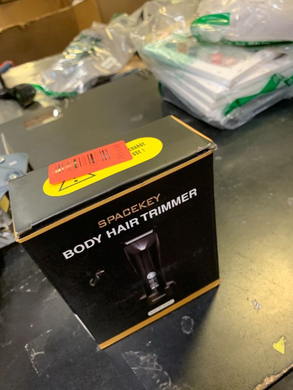 Photo 1 of Spacekey Electric Body Hair Trimmer - IPX7 Waterproof, USB-C Rechargeable