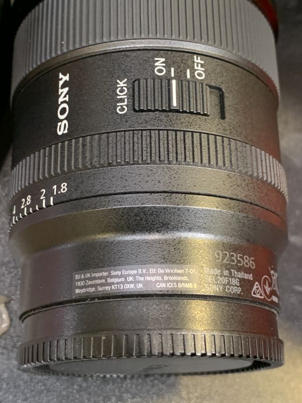 Photo 1 of Sony SEL20F18G FE 20mm F1.8 G Wide-Angle Prime Lens