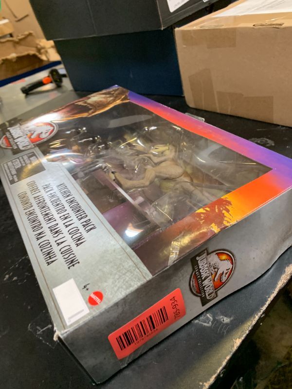 Photo 1 of Jurassic World Legacy Collection Kitchen Encounter Tim Lex Raptor Figure Set