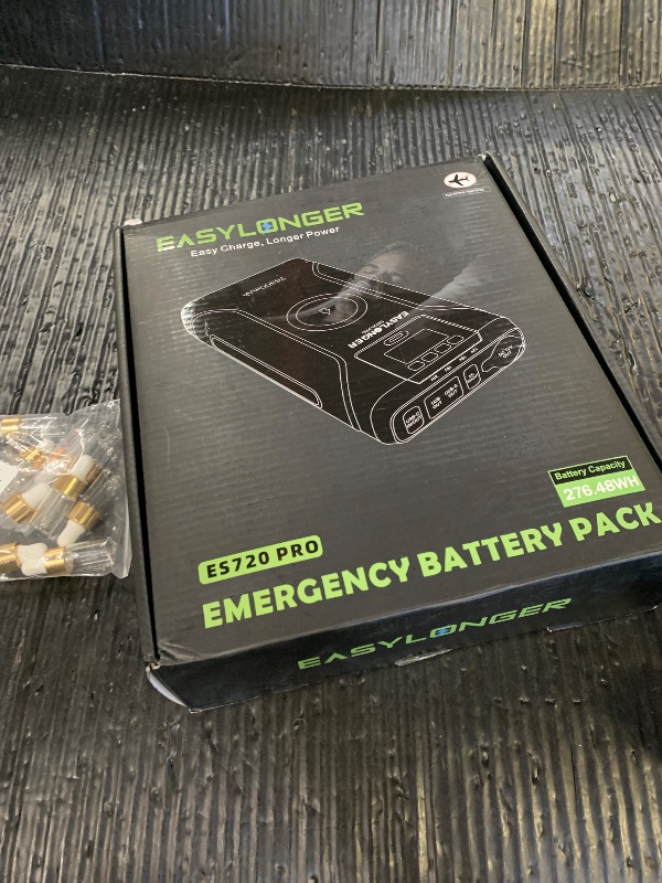 Photo 1 of EASYLONGER CPAP Battery Backup Power Supply ES720 PRO, 276.48Wh Battery Pack for AirSense 11, AirSense 10, AirCurve 10/11, AirMini, Philips Dreamstation/ 2, Emergency Batterys for Outdoor Camping