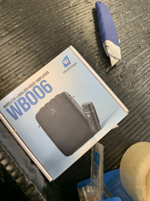 Photo 1 of WinBridge Wireless Voice Amplifier with Bluetooth Lapel Mic for Teachers