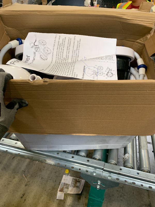 Photo 1 of MAKHOON Upgrade Pool Pressure Side Sweeper: Professional Solution for Cleaning Your Swimming Pool (Four Wheels are Better Than Three) Need 1.5" Female Thread Pool Booster Pump Inlet, 4 Bar Pressure