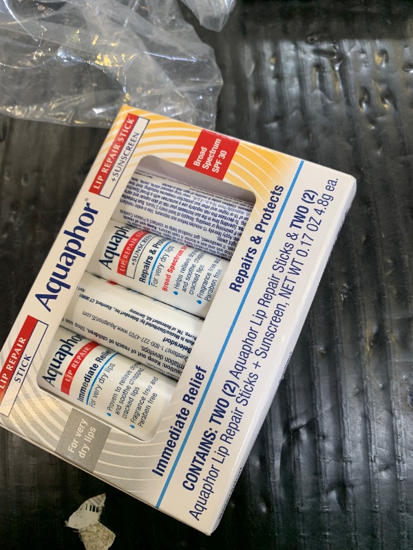 Photo 1 of Aquaphor Lip Balm Set, Repair and Protect, 4 Lip Products Total